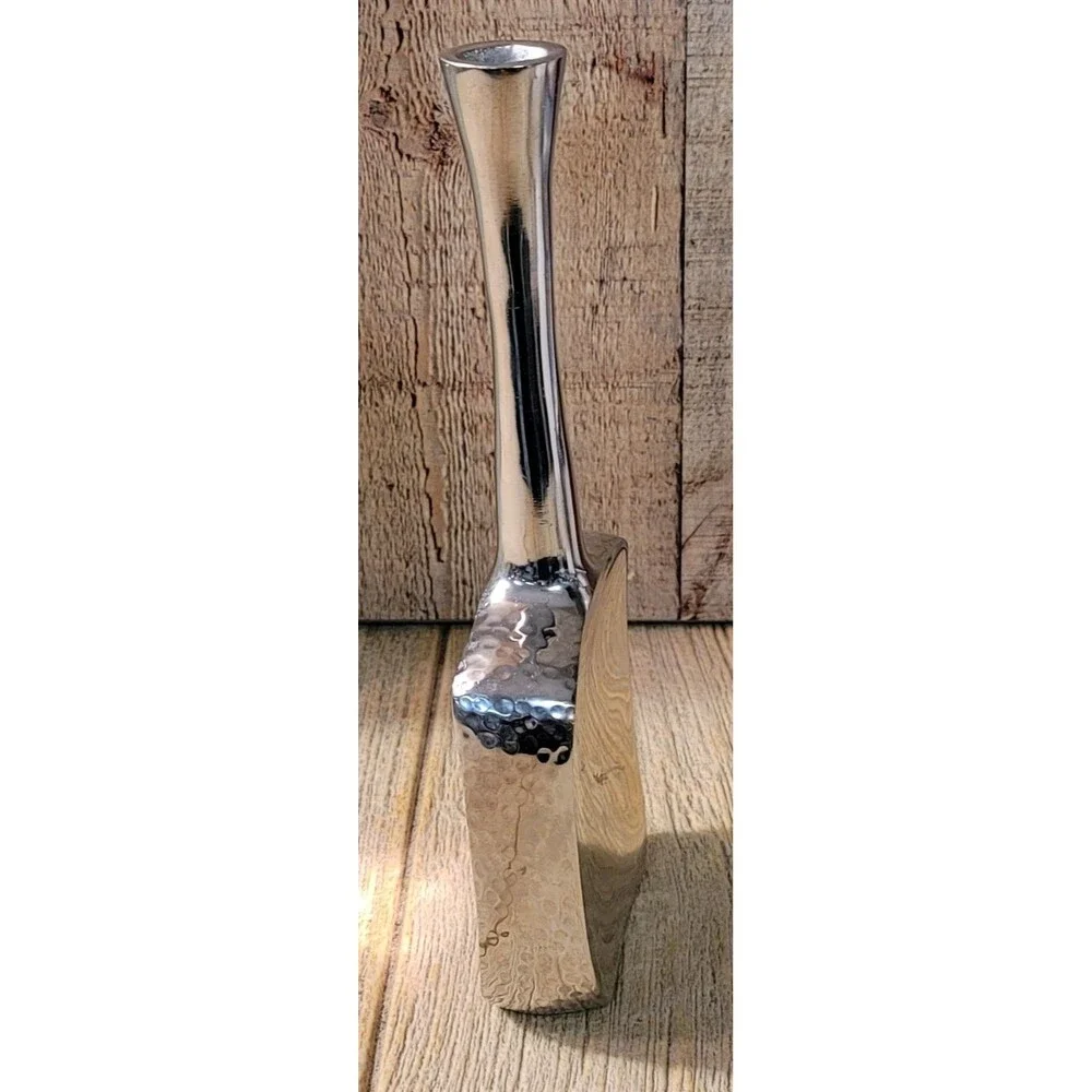 Chrome Vase / Candle Holder